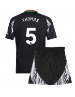 Arsenal Thomas Partey #5 Venkovní dres pro děti 2024-25 Krátký Rukáv (+ trenýrky)